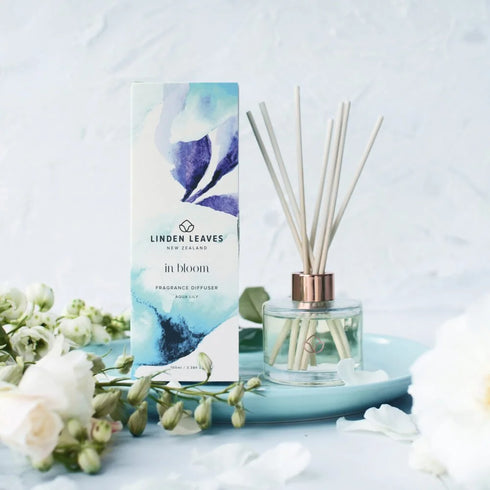 Aqua Lily Fragrance Diffuser 100ml-Linden Leaves-Matakana Pharmacy